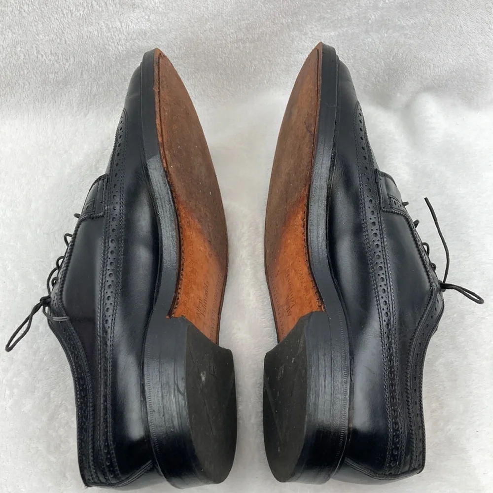Allen Edmonds Men’s MacNeil Black Leather Wingtip Oxford with Cedar Shoe Trees 9